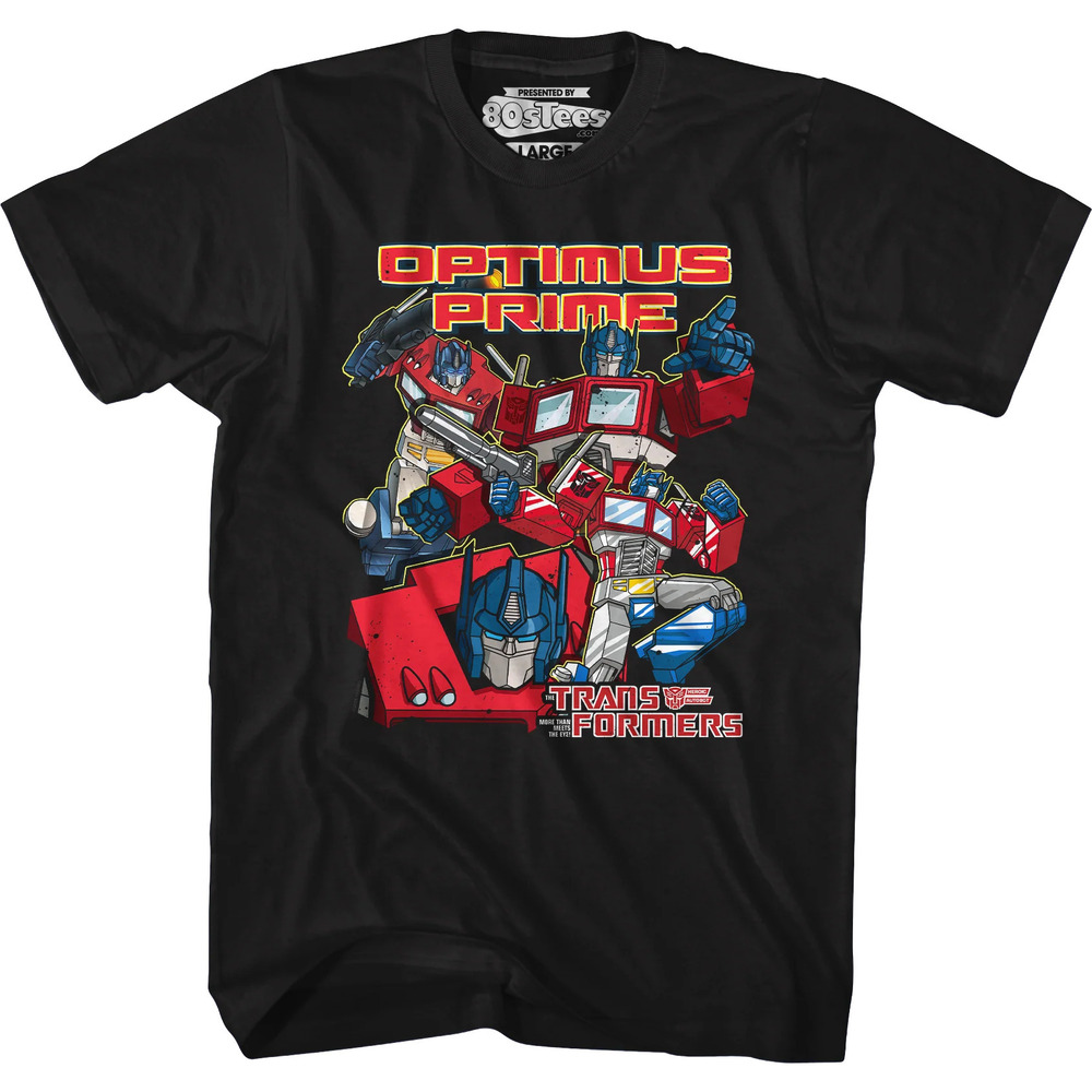 Optimus Prime Collage Transformers Tshirt